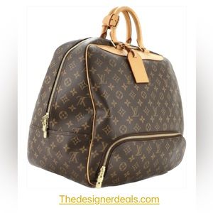 Auth Louis Vuitton Monogram Evasion Unisex LV travel bag